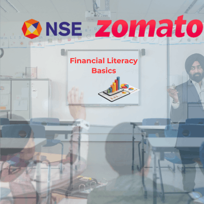 Zomato delivery partners attending a financial literacy classroom session conducted under the NSE initiative