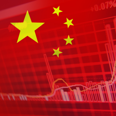 China trade surplus showing cargo ships, planes, and containers with a $1.19 T label