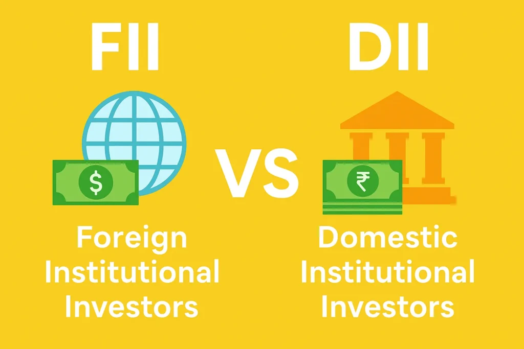 FII vs DII activity impact on BSE market cap recovery