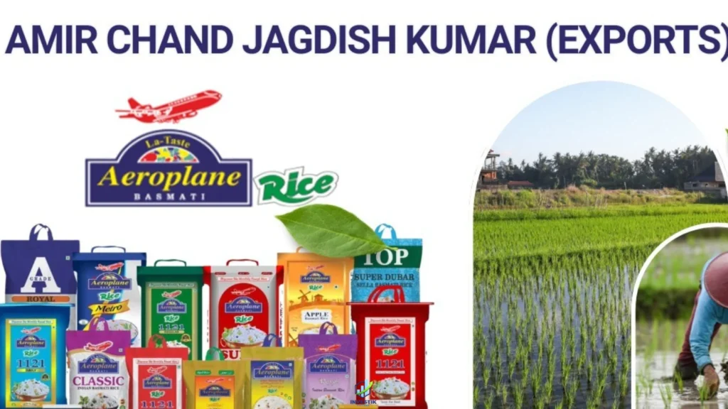 Amir Chand shares basmati rice Aeroplane brand premium rice grains