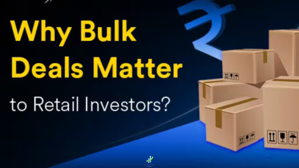 why bulk deals do not impact stock prices high volume low price movement