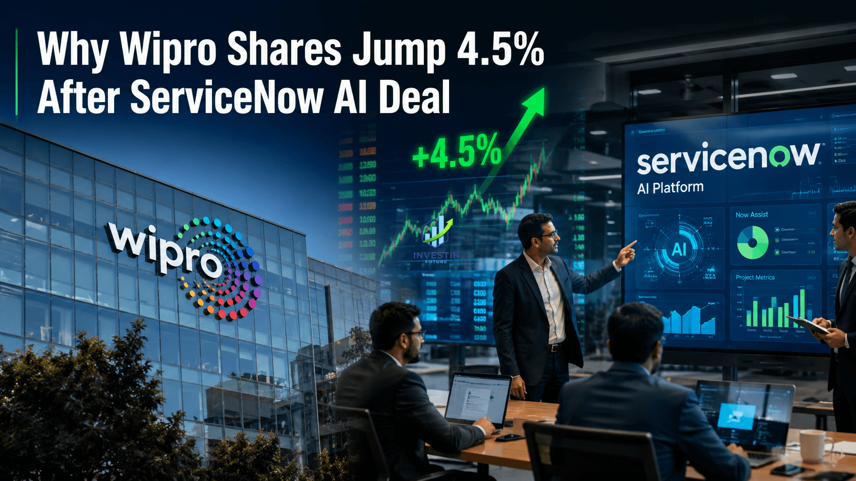 Wipro Shares Jump 4.5% After ServiceNow AI Deal Investik Future Market Analysis