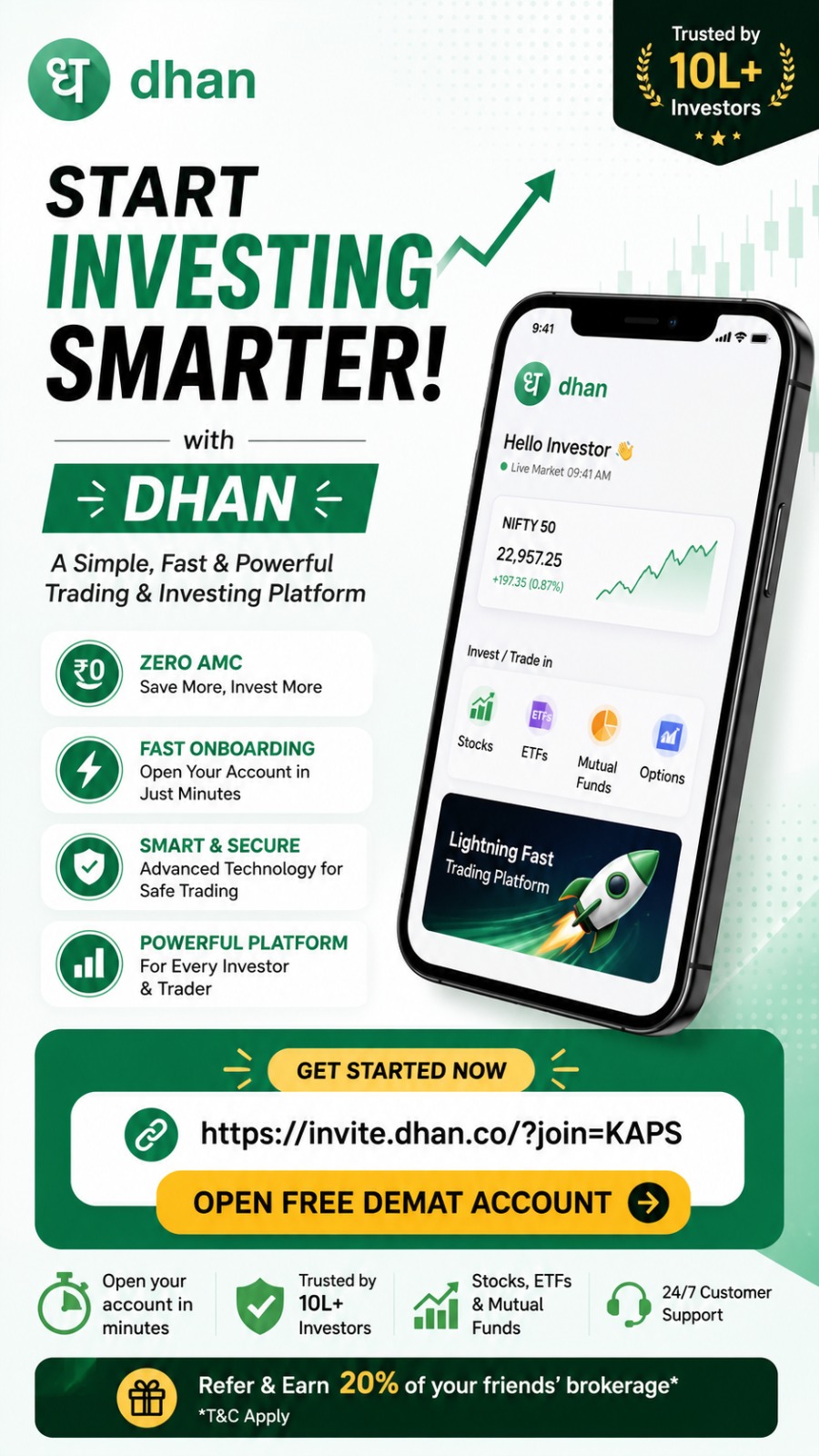 Start Investing with Dhan