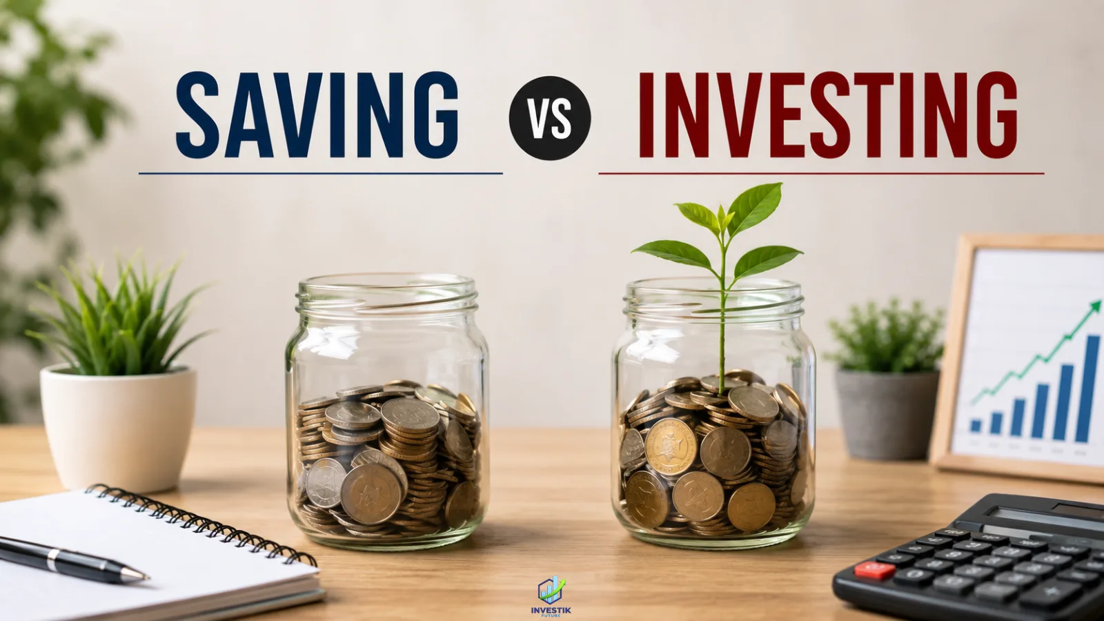 Read more about the article Saving vs Investing: What’s the Difference and Which Is Better?