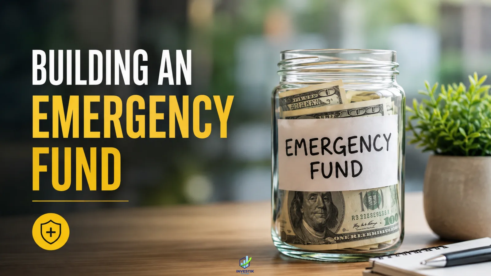 Building an emergency fund with savings set aside for unexpected expenses