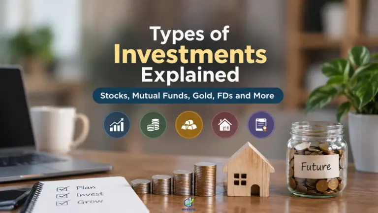 Types of Investments Explained: Stocks, Mutual Funds, Gold, FDs and More